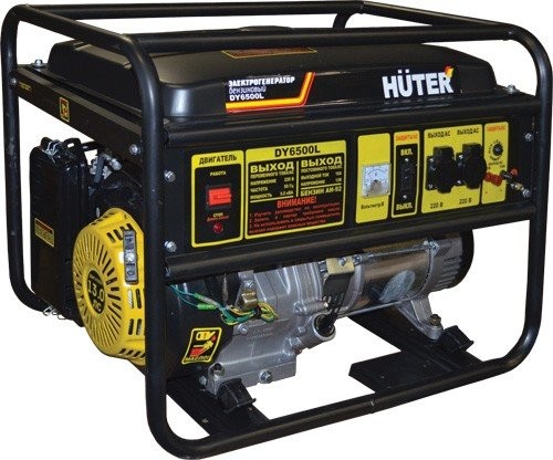 Бензиновый генератор huter dy6500l