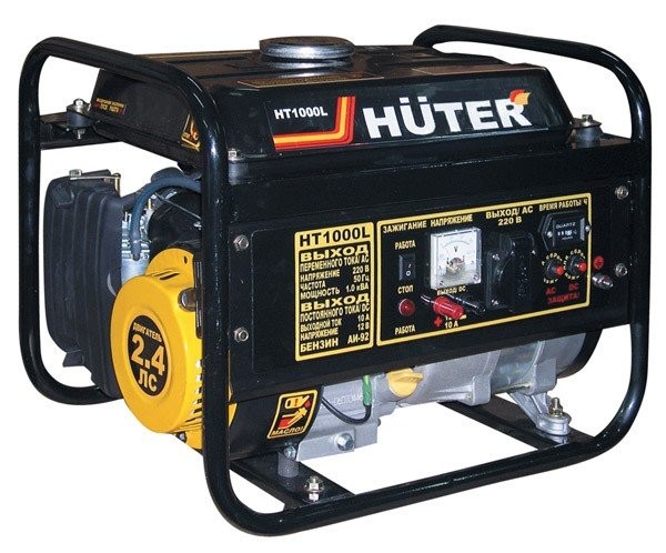 Бензиновый генератор huter ht1000l